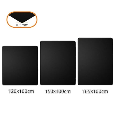 Under Grill Mat for Outdoor Grill,BBQ Mat,Indoor Fireplace Mat,Large Fireproof Deck for Patios Protecting Deck and Lawn, L - size: Large