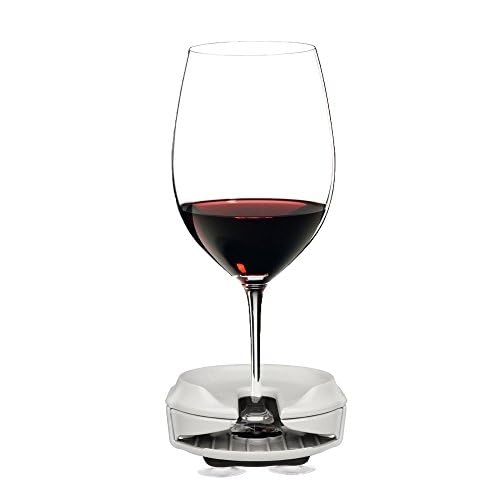 Outdoor Wine Glass Holder by Bella D’Vine – 3 Attachments Include Lawn Wine Stake for Picnics, Suction Base for Boats and Hot Tubs, Strap for Patio Chairs or Rails – Fun Wine Gift (White)