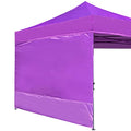 ABCCANOPY Instant Canopy SunWall 10x10 FT, 1 Pack Sidewall Only, No Frame or Top, Purple - color: Purple, size: 10x10