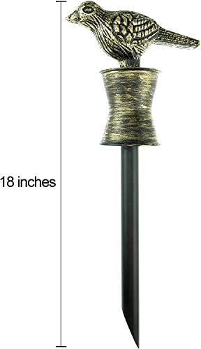 Clever Garden Heavy Duty Decorative Hose Guide - Sparrow, 1 Pack
