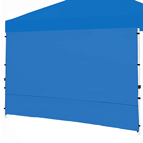 Canopy SunWall, 10x10ft Pop Up Canopy Sidewall for Instant Canopy Tent Gazebos, 1 Pack Sidewall Only Blue - color: Blue