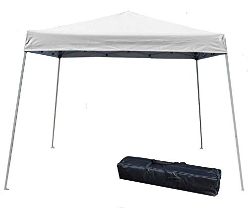 Impact Canopy 040000001 Slant Leg Canopy, 10' x 10', White-No Sidewall - color: White, style: No Sidewall