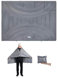 iClimb 3M Thinsulate Insulation Warm Camping Blanket Ultralight Compact - color: Light Grey, size: 39” × 57”, 0.62 lb