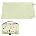 Ainiv Picnic Blanket, Waterproof Beach Blanket with Carry Handle, Foldable Portable Washable Beach Mat Sand-Free, Outdoor Mat in Green for 1-2 People for Camping, Picnic, BBQ - 39 x 59 inches - size: 39 X 59 Inches (S for 1-2 Person)