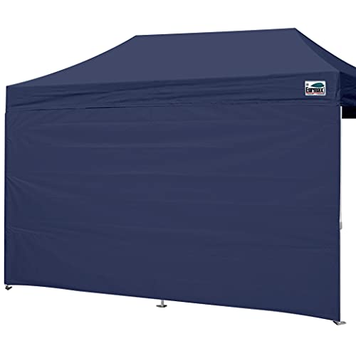 Eurmax USA 10x20 Pop Up Canopy SunWall-UV Protection for Tents,Blocks Sunlight&Wind,Water Resistant Side Wall Only,Easy Hook & Loop Installation,Fit for 20FT Straight Leg Shelters&Gazebo,Navy Blue - color: navy blue, size: 10x20