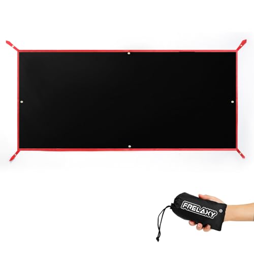 Frelaxy Tent Footprint, Waterproof Camping Tarp, Durable Tent Floor to Elevate Your Camping, Hiking, Backpacking, Hammock, Beach Experience - color: Black, size: 2 Person—56'' x 80''