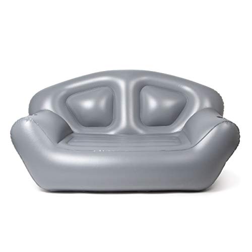 Milliard Inflatable Couch - Air Sofa – Perfect Lounger for Camping, Beach and Home (Grey)