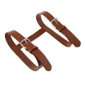 Amosfun Picnic Mat Strap Artificial Leather Blanket Carrying Strap with Buckle and Handle for Outdoor Camping Hiking Travel Rug Carrier