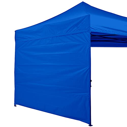 ABCCANOPY Instant Canopy SunWall 10x10 FT, 1 Pack Sidewall Only, No Frame or Top, Blue - color: Blue, size: 10x10