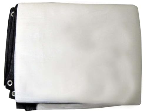 SUN GUARD 8' x 10' White Sunshade Net | UV-Stabilized, 70-75% Sunlight Cut | Reinforced, Double-Stitched Corners | 8 ft x 10 ft (2.4 m x 3 m) | Breezy & Lightweight - color: White, size: 8' x 10'