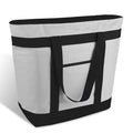 mosago Commercial Insulated Food Delivery Bag 39L, Heavy Duty Thermal Catering Tote with Zipper, Leakproof Hot & Cold Transport Bag for Restaurant & Professional Drivers, Grey - color: Gray