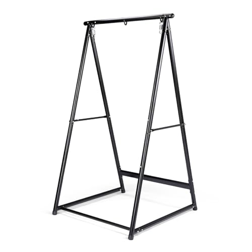 ONCLOUD Hammock Chair Stand, Heavy Duty Steel Stand with Stable Construction, 660 LBS Weight Capacity, Weatherproof Hammock Stand for Patio, Garden, Indoor - style: Stand Only