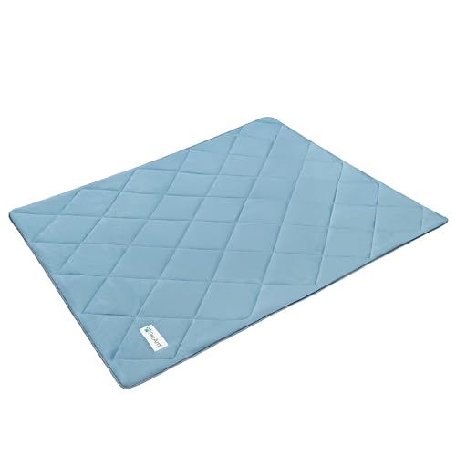 PetAmi Premium Cooling Dog Blanket | Lightweight Fluffy Pet Throw Blanket Bed Cover for Dogs, Cat, Puppies | Pet Blanket Furniture Protector Couch Sofa | Reversible Fuzzy Cozy | 24x32, Dusty Blue - color: Dusty Blue, size: Small (24x32)