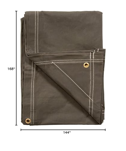 Stansport Heavy Duty Canvas Tarp - size: 12' x 14'