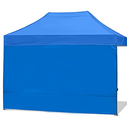 ABCCANOPY Instant Canopy SunWall 10x15 FT, 1 Pack Sidewall Only, No Frame or Top, Blue - color: Blue, size: 10x15