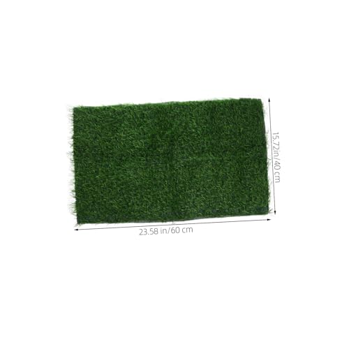 ibasenice Dog Artificial Grass Pee Pad for Potty Training Reusable Fake Grass Turf Drainage for Indoor and Outdoor Use Washable for Dogs