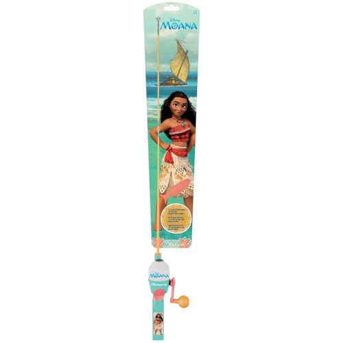 Shakespeare Youth Fishing Reel and Rod Combo - color: Disney Moana