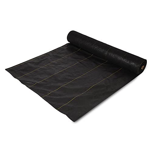 Dewitt SBLT4300 Sunbelt Woven Weed Barrier Landscape Fabric Ground Cover, 4-Foot Width x 300 Feet (4 Pack) - size: 4 Pack, style: 4' x 300'