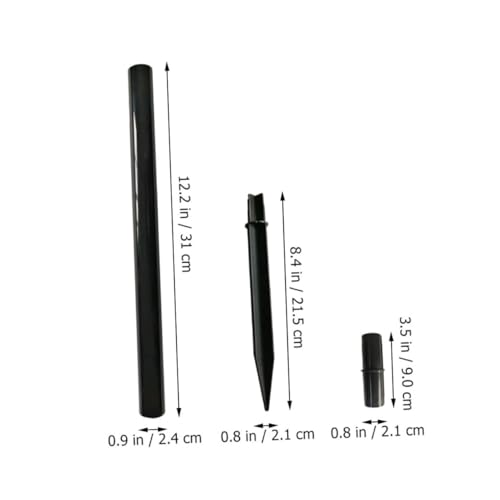 Lawn Light Accessories 15-Piece Set Plastic Replacement Joints Extension Poles and Stakes for Outdoor Solar Lights Landscape Lighting