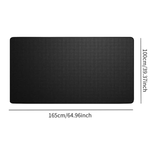 Under Grill Mat for Outdoor Grill,BBQ Mat,Indoor Fireplace Mat,Large Fireproof Deck for Patios Protecting Deck and Lawn, L - size: Large