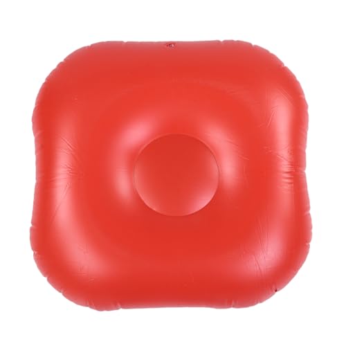 Yoidesu Inflatable Couch with Pump, Easy Setup, Ultralight, Blow up Lounger Chair, Suitable for Hiking, Camping, Beach, Festivals, Lightweight Air Sofa for Relaxing Anywhere (Red) - color: Red