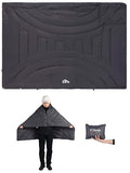 iClimb 3M Thinsulate Insulation Warm Camping Blanket Ultralight Compact - color: Dark Grey, size: 39” × 57”, 0.62 lb