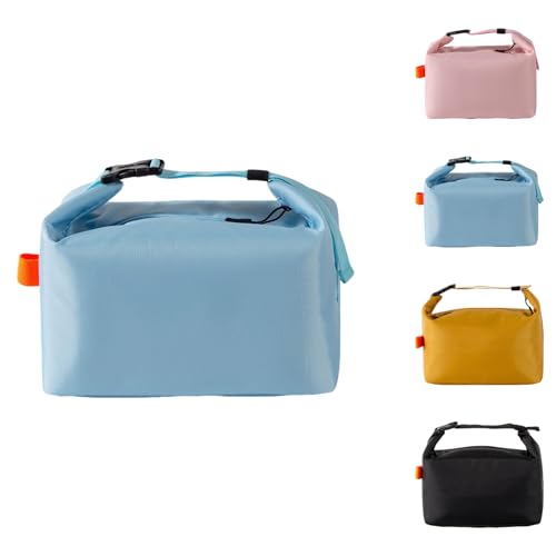 YUDANSI Fashion Lunch Bags for Men Women- Reusable Insulated Leakproof Lunch Box Tote Bag, Cool Bags for Adults,Thermal Cooler Bag for Work Picnic Travel -8L (Blue) - color: Blue
