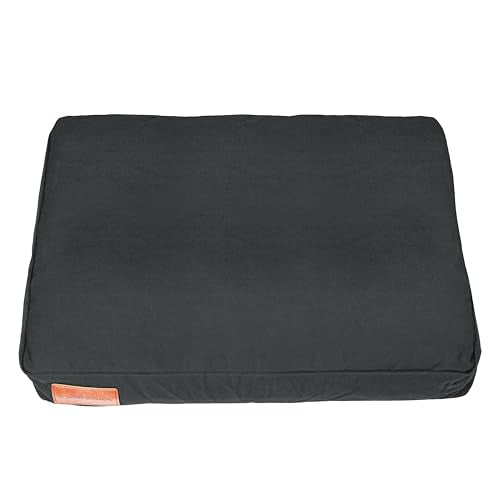 WHITEDUCK Dog Bed Cover (Black) 41" Lx33 Wx4.3 th (XL) - color: Black - Only Cover, size: X-Large