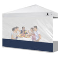 Clear Sidewall, Transparent Canopy Walls, Canopy Side Wall for 10x10 Pop Up Canopy - Straight Leg, Outdoor Instant Canopies Sidewall,1 Pack (Navy) - color: Navy