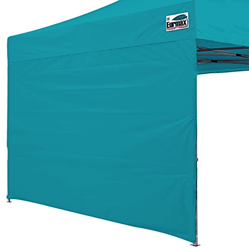 Eurmax USA 10x10 Pop Up Canopy SunWall-UV Protection for Tents,Blocks Sunlight&Wind,Water Resistant Side Wall Only,Easy Hook & Loop Installation,Fit for 10FT Straight Leg Shelters&Gazebo,Turquoise - color: turquoise, size: 10x10
