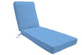 Eddie Bauer Chaise Double Piped 23X75X2.5, Canvas Capri - color: Canvas Capri, size: DOUBLE PIPED, style: 23x75x2.5