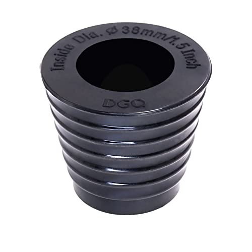 DGQ Patio Umbrella Cone Umbrella Wedge Plug for Patio Table Hole Opening 2-2.5 Inch (Black)