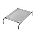 Coolaroo Original Elevated Dog Bed - Breathable Off-The-Ground Pet Bed with Cooling Fabric, Joint Relief & Moisture-Resistant Fabric, 100% Recyclable, Easy Clean, Grey, Medium - color: Grey, style: Medium Dog Bed