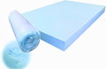 Pet Dog Bed Blue Cooling Gel Infused High Density Solid Memory Foam Pad (47x29x4 inches) - color: Blue, size: 47 x 29 x 4 in gel infused