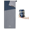 Naturehike Lightweight Compact Sleeping Bag, 59℉/32℉ Envelope Ultralight Backpacking Sleeping Bag Portable, Waterproof with Compression Sack for Cold&Warm, Camping, Traveling, Hiking - color: Blue