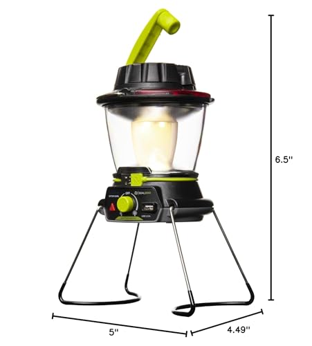 Lighthouse 600 Multi Functional Adjustable Light Perfect for Camping, Outdoor Events, or Emergency use Lumens USB Charging of Phones and Small Devices Long-Lasting Lithium Battery. - style: Lighthouse 600