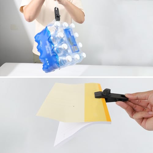 HengLiSam Tarp Clips, Heavy Duty Lock Grip, Clamps Withstand 60mph Strong Wind Fit for Awnings, Outdoor Camping, Caravan Canopies, Car Covers, Swimming Pool Covers (10 pcs) - size: 10pack