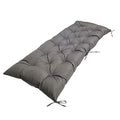 Srutirbo Waterproof Outdoor Bench Cushion, 48"x20", Swing Cushion Patio Furniture Cushions 3 Seater, for Garden Patio Furniture Lounger Bench (Dark Grey, 48x20 in) - color: Dark Grey