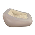 Camping Inflatable Lounger Folding Inflatable Sofa Chair Comfortable Lounge Outdoor Portable Couch Air Bed for Party Outside, Gray