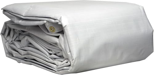 Watershed Innovations HydraTarp 12 Ft. X 20 Ft. Super Heavy Duty Waterproof Tarp - 16mil Thick - White/Brown Reversible Tarp - size: 12ft x 20ft