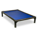 Kuranda Chewproof Elevated Dog Bed - Walnut PVC - 25" x 18" - Heavy Duty Vinyl - Royal Blue - color: Royal, size: 25" x 18" - Walnut PVC