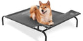 Sweetnight Elevated Dog Bed with Headrest for Large Dogs | Waterproof Raised Dog Cot for Outdoor - 43inch Heavy Duty Steel Frame Dog Bed&Easy Assembly，Supports 66-88 lbs, L - size: L, style: Classic