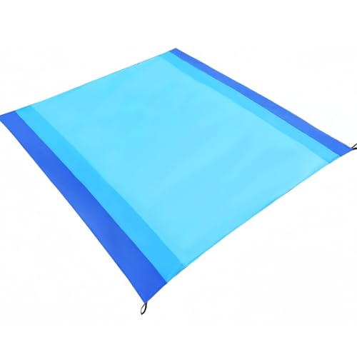 Beach Blanket Sandproof Waterproof Large Sand Free 78''X81''Big Lightweight Blanket Picnic Mat for Beach Travel Camping Hiking Picnic with Stakes