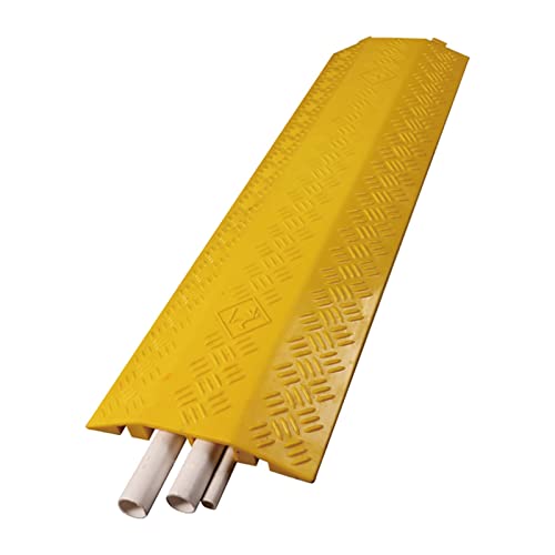 Cable Ramp Protective Cover,Cable Cover,Indoor Cable Protector Floor Cord Cover Cord Protector Single Channel Hose and Cord Protection for Outdoor and Indoor Use,100x27.5x3.5 cm - size: 100x27.5x3.5 Cm