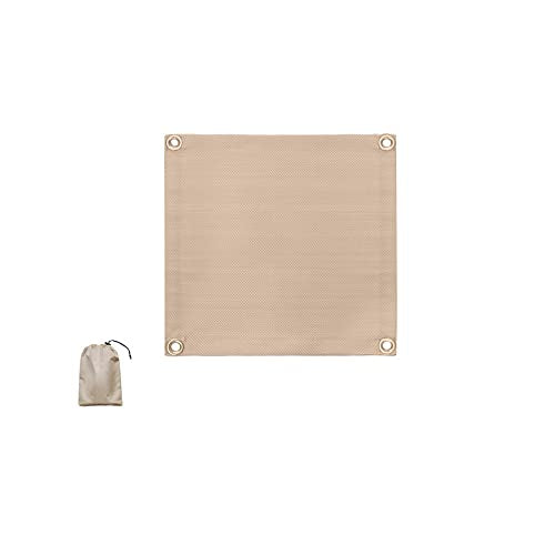 Fire Pit Mat, Fireproof Stove Grill Mats Blanket for Wood Deck Insulation, Camping BBQ Temperature Resistant Rugs Accessories for Outside Indoor Lawn Protection (22''×23.6'') - size: 22''×23.6''