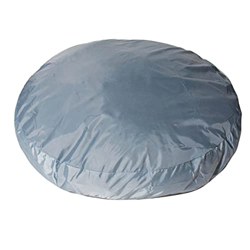 Molly Mutt Water-Resistant Dog Bed Liner, Nylon Bed Liner For Dogs, Easy To Clean, Gray, Round, 36”x36”x4.75” - size: 36" x 4.75" Round, style: Old Version