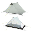LANSHAN Ultralight Tent 3-Season Backpacking Tent for 1-Person or 2-Person Camping, Trekking, Kayaking, Climbing, Hiking - color: 2-person, grey