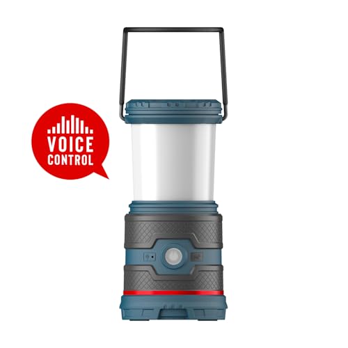 COAST EAL35R 1000 Lumen Voice-Controlled LED Emergency & Camping Area Lantern with Warm, Cool White, Day, Red & Red Flashing Mode, Power Bank Functionality - Desert - color: Flat Dark Earth
