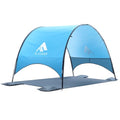 2026 Upgraded Beach Umbrella Canopy with UPF 50+ UV Protection – Portable Beach Tent for Sun, 360° Ventilation, 4 Sandbags, Dual Pockets, Stakes & Ropes, 90.5*59*53 inch for 3 People - style: 90.5*59*53 inch