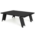Small Folding Camping Table, Ultralight Portable Mini Beach Table with Carry Bag, Compact Low Side Picnic Tables Aluminum for Beach Camping, Black - color: Black